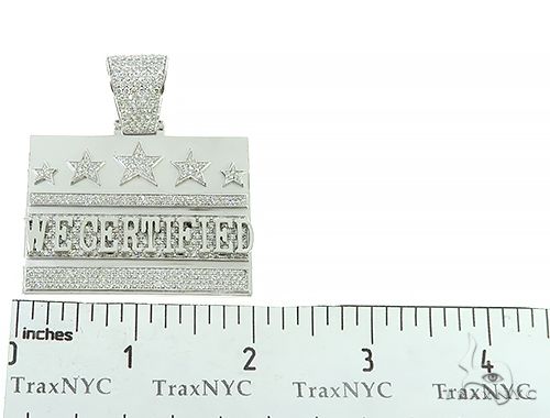Custom Made We Certified Diamond Pendant 65959 - Image 6