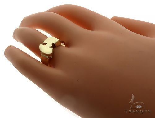 10K Gold Custom Made Wu-Tang Logo Ring, photo 7 of 7
