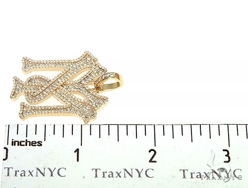 Custom Made 'YM' Mini Diamond Pendant 66266 - Image 7