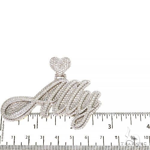 Custom Name Ally Diamond Pendant 67385 - Image 5