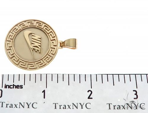 Custom Nike Pendant 14K Yellow Gold, photo 7 of 7