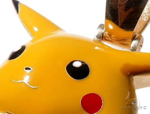 10K Gold Custom Pikachu Pendant, photo 4 of 6
