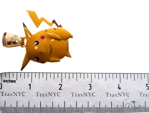 10K Gold Custom Pikachu Pendant, photo 5 of 6
