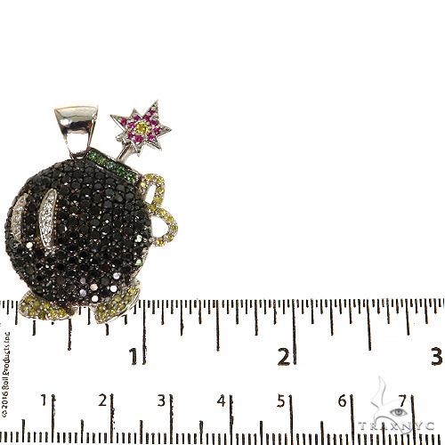 Custom Silver Super Mario Bomb Pendant 34577 - Image 5