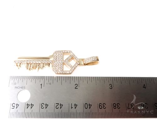 Custom Tokyo Skyline Key Diamond Pendant 64015 - Image 7