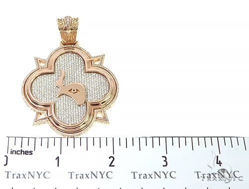 Custom TraxNYC Diamond Large Logo Pendant 65649 - Image 6