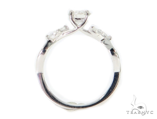 14K Gold Daisy Diamond Engagement Ring, photo 6 of 9