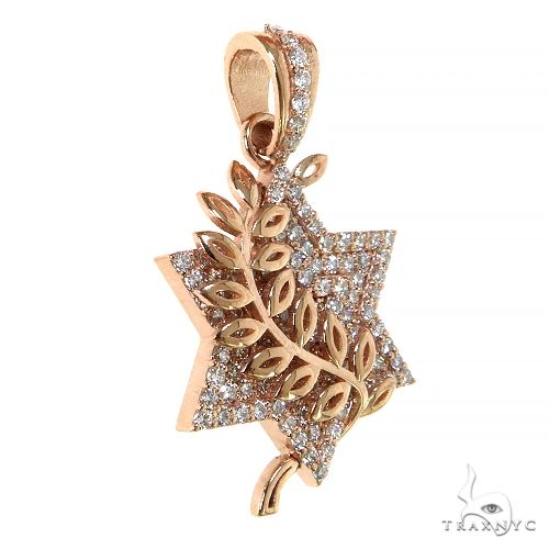 14K Gold Community Star of David Diamond Pendant, photo 2 of 6