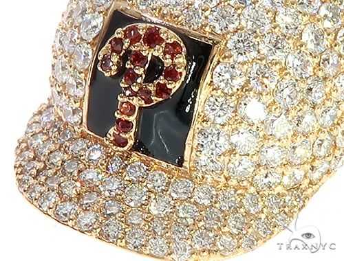 Diamond Baseball Hat Pendant 65500 - Image 4