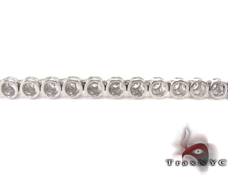 14K Gold Diamond Bezel Chain 24 Inches 4mm, photo 7 of 11