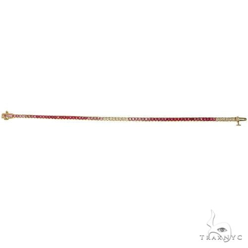 Diamond Blossom Tennis Bracelet 69891 - Image 7