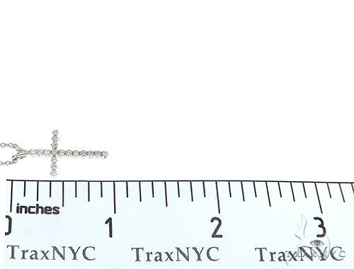 14K Gold Diamond Cross Necklace With Cable Chain Set, photo 7 of 7