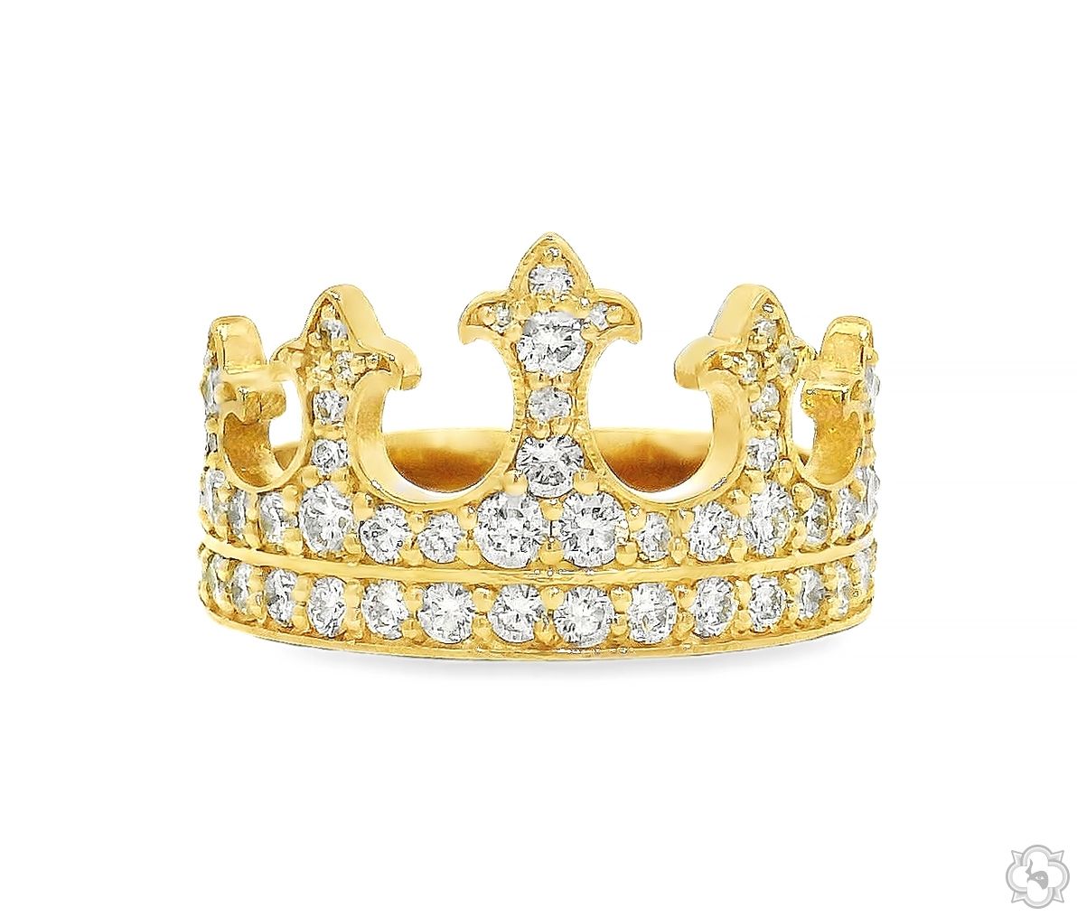Diamond Crown Ring 70701