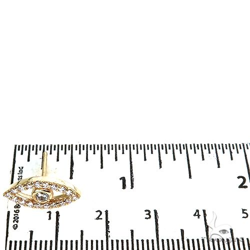 Diamond Evil Eye Earrings 67833 - Image 4