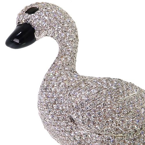 Diamond Goose Pendant 68954 - Image 3