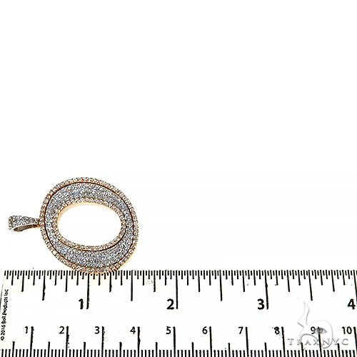 14K Gold Diamond Initial Pendant, photo 6 of 6