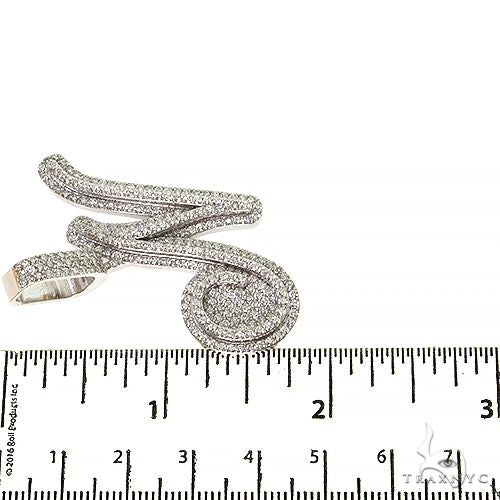 14K Gold Diamond Initial Pendant, photo 6 of 6