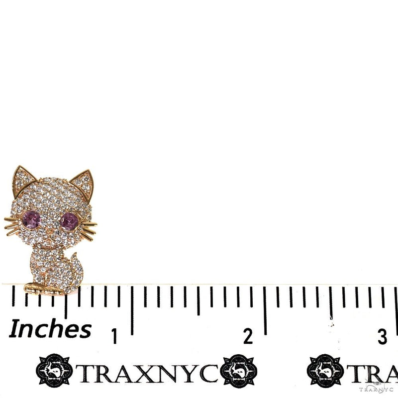 Diamond Kitty Pendant 70046 - Image 5