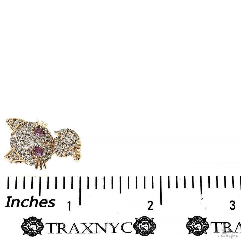 Diamond Kitty Pendant 70046 - Image 6