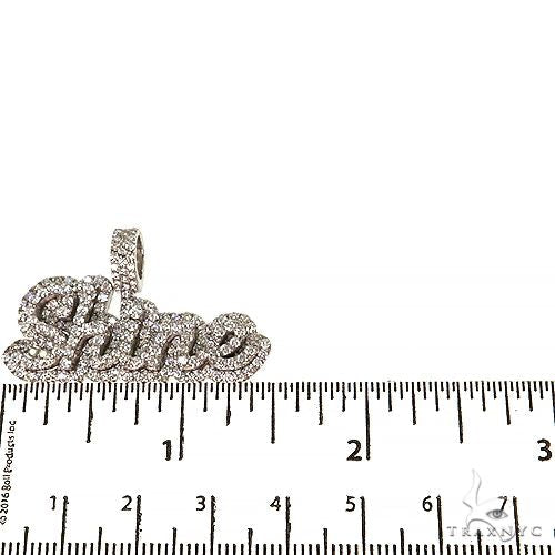 14K Gold Diamond Name Pendant, photo 4 of 5