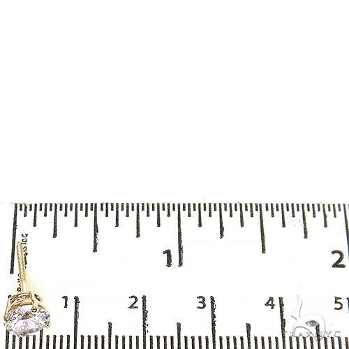 14K Gold 2 Ctw Round-Cut Diamond Studs (Lab), photo 4 of 4