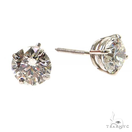 1.50ct each Diamond Stud Earrings (Lab) 68463 - Image 2