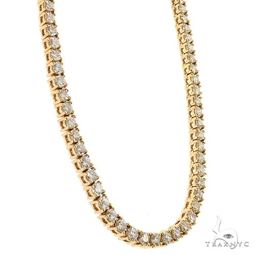 14K Gold tennis chain, 3.6 mm, photo 2 of 7