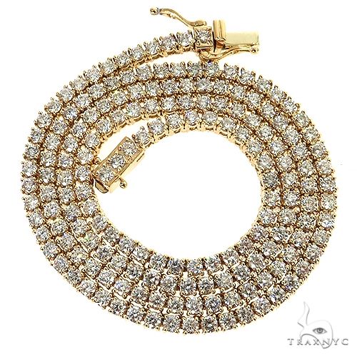 14K Gold tennis chain, 3.6 mm, photo 3 of 7