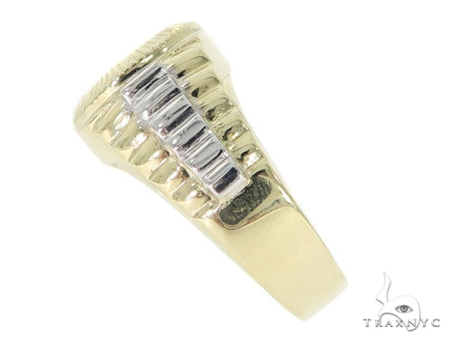 14K Gold Diamond Timepiece Ring, photo 4 of 7