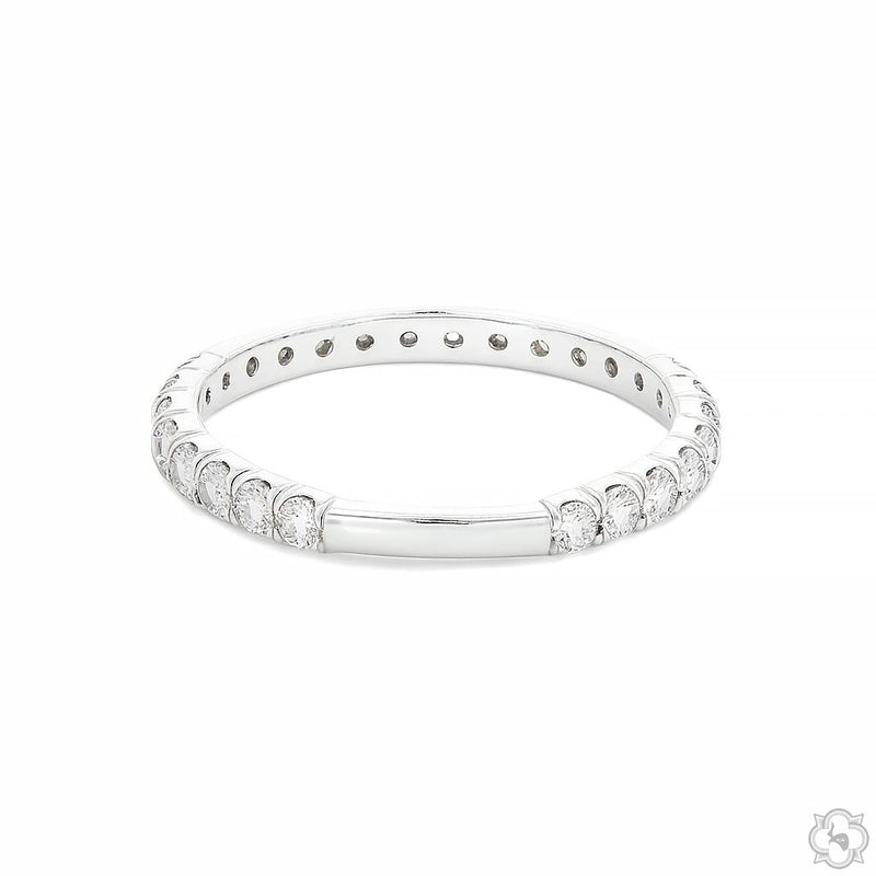 14K Gold Diamond Wedding Band 1.70mm, photo 3 of 4