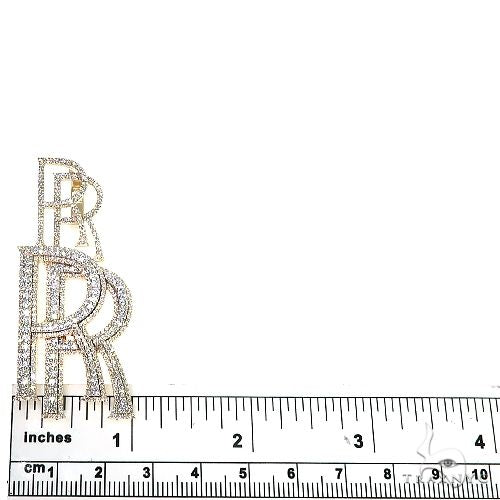 14K Gold Double Initial Pendant, photo 5 of 6