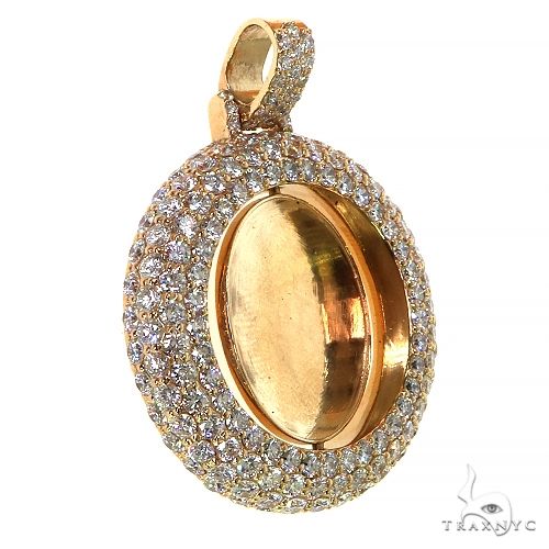 Double Side Spinning Diamond Photo Pendant 68476 - Image 2