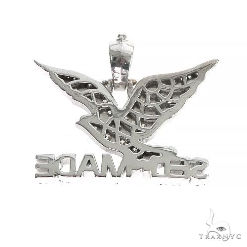 14K Gold EX Self Made FreeBird Diamond Charm Pendant, photo 3 of 7