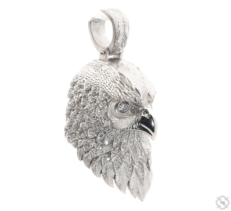 Eagle Head Diamond Pendant 68807 - Image 2