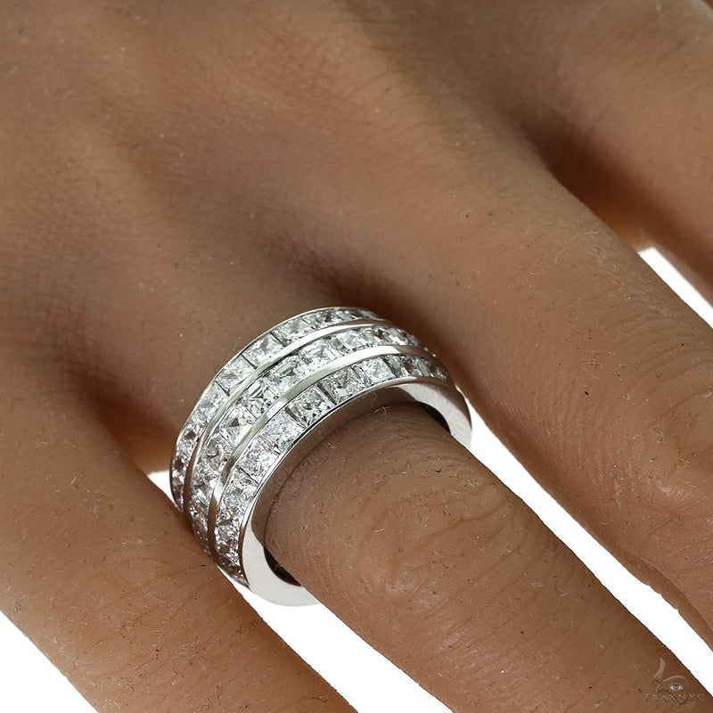 Elegant Fusion 3 Row Eternity Lab-Grown Diamond Ring, photo 5 of 5