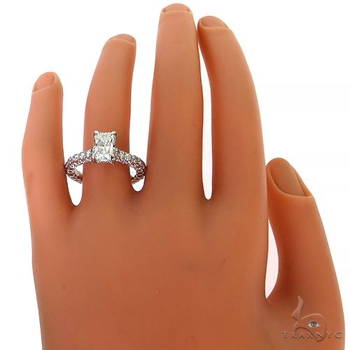 Emerald Cut Diamond Engagement Ring 68553 - Image 6
