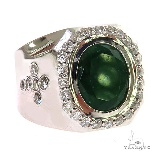 Emerald Path of Faith Ring .925 Silver, photo 2 of 4