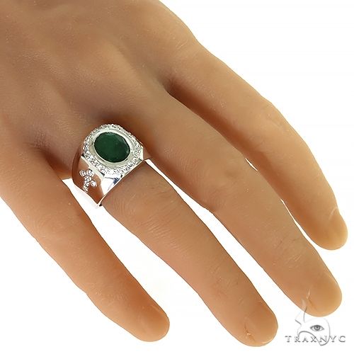 Emerald Path of Faith Ring .925 Silver, photo 4 of 4