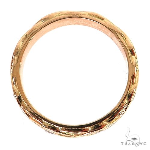 18K Gold Infinity Eternity Lab-Grown Diamond Wedding Band, photo 3 of 5