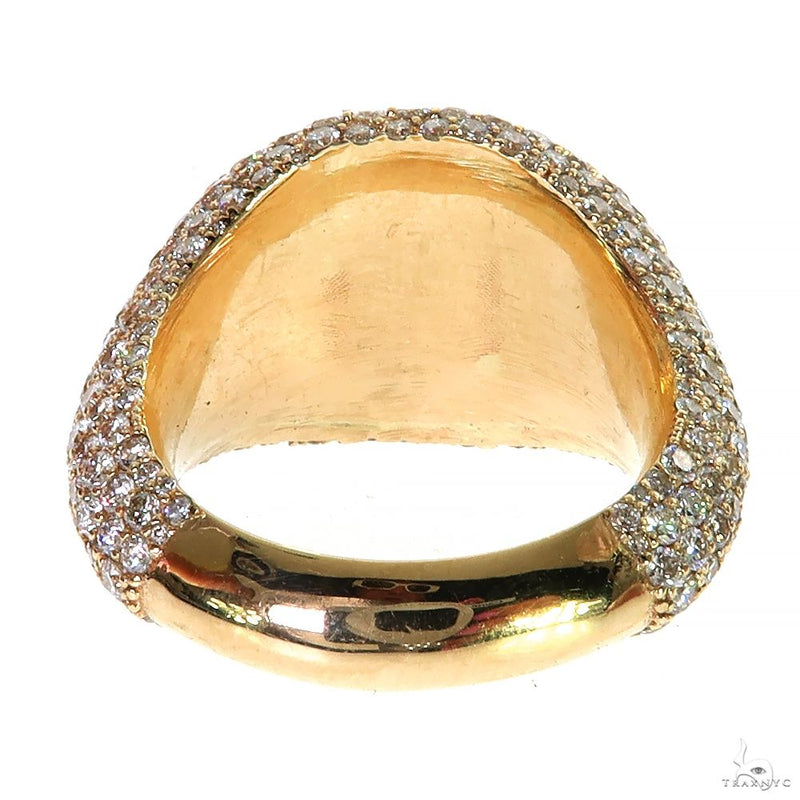 14K Gold Evil Eye Lab-Grown Diamond Ring, photo 4 of 7