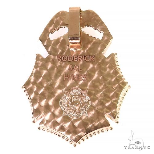 Fire Department Diamond Badge Pendant 68091 - Image 5