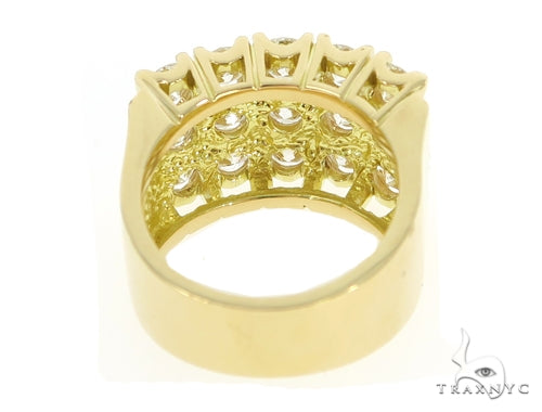 18K Gold Flatiron Diamond Ring, photo 5 of 7