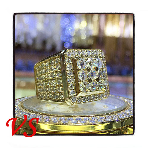 Freeze 14K Yellow Gold Premiere Ring, photo 3 of 8