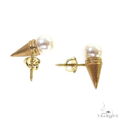Freshwater Pearl Ice Cream Cone Earrings 69008 - Image 3