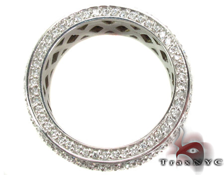 14K Gold Eternity Diamond Ring, photo 4 of 6