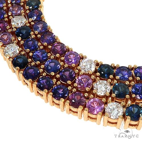 Galaxy Sapphire Tennis Chain 67152 - Image 4