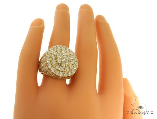 14K Gold TraxNYC Cluster Ring, photo 9 of 9
