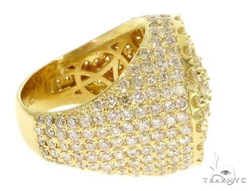 14K Gold TraxNYC Cluster Ring, photo 5 of 9