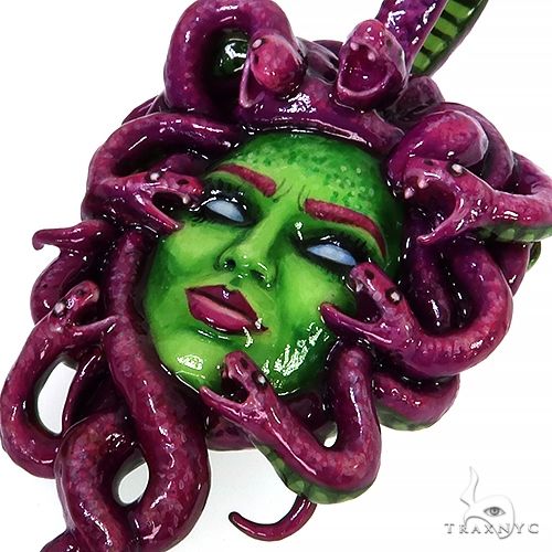Glow In the Dark Medusa Pendant, photo 3 of 6