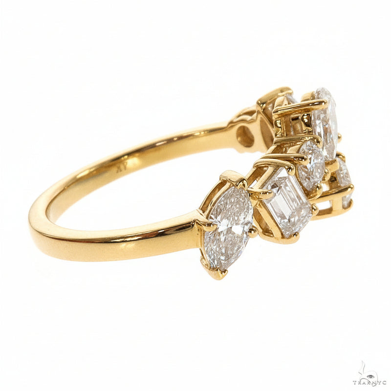 14K Gold Harmony Of Shape Diamond Ring (Lab), photo 4 of 9